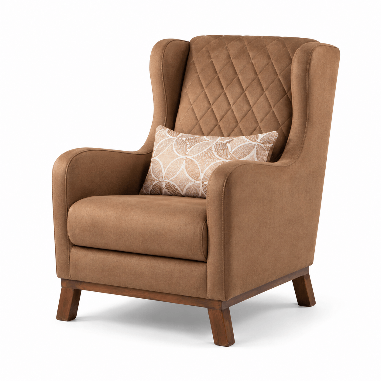 caramel armchair 3d sketchup model preview