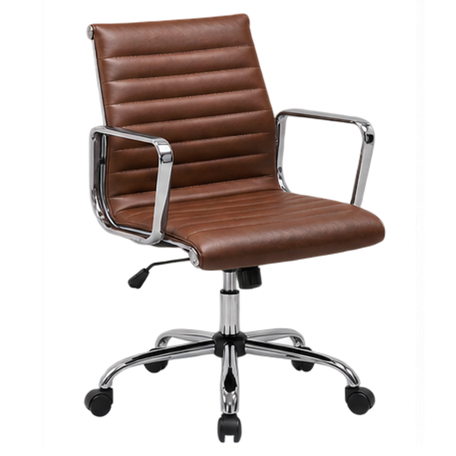 leather office chair 3d sketchup model preview
