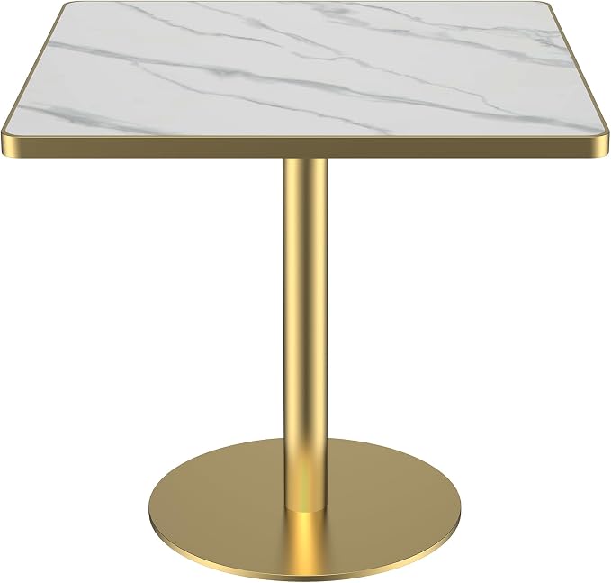 compact square tulip dining table 3d sketchup model preview