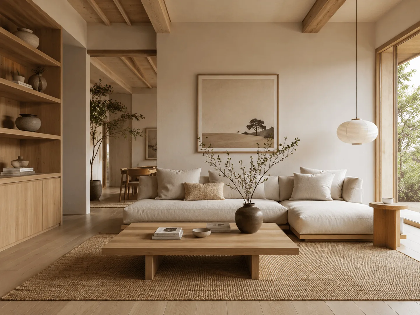Japandi interior furniture and decor style inspiration