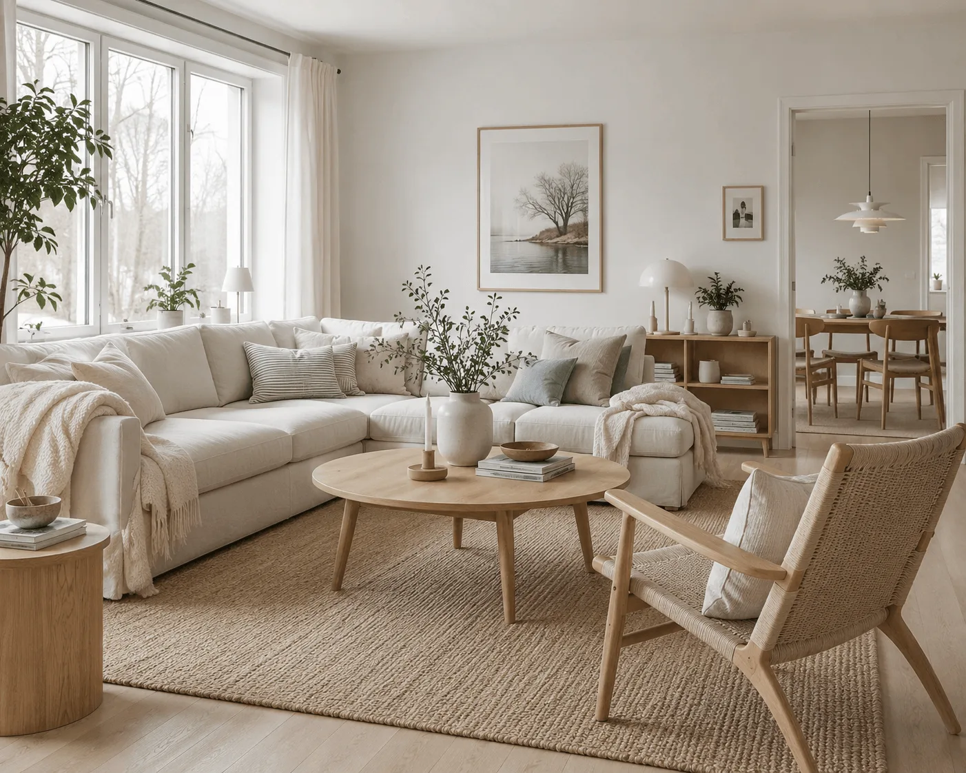 Scandinavian interior furniture and decor style inspiration