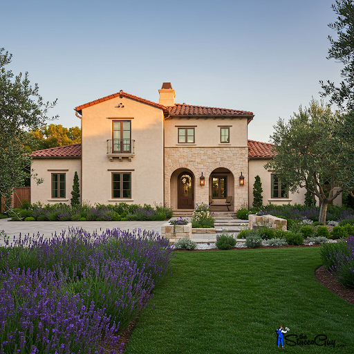 Mediterranean exterior render style